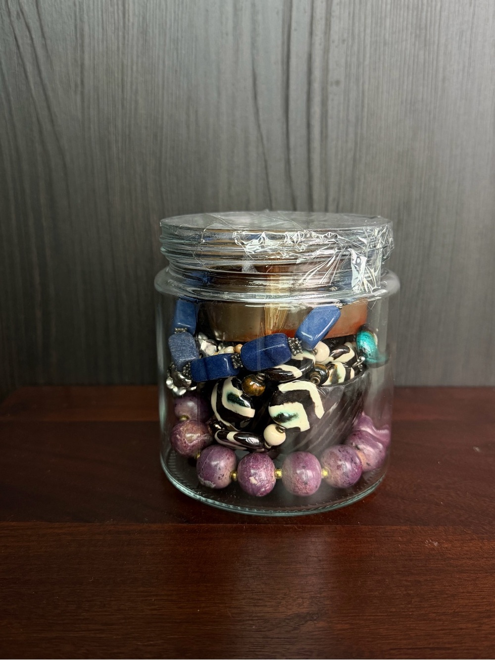 Earthy Mystery Jewelry Jar